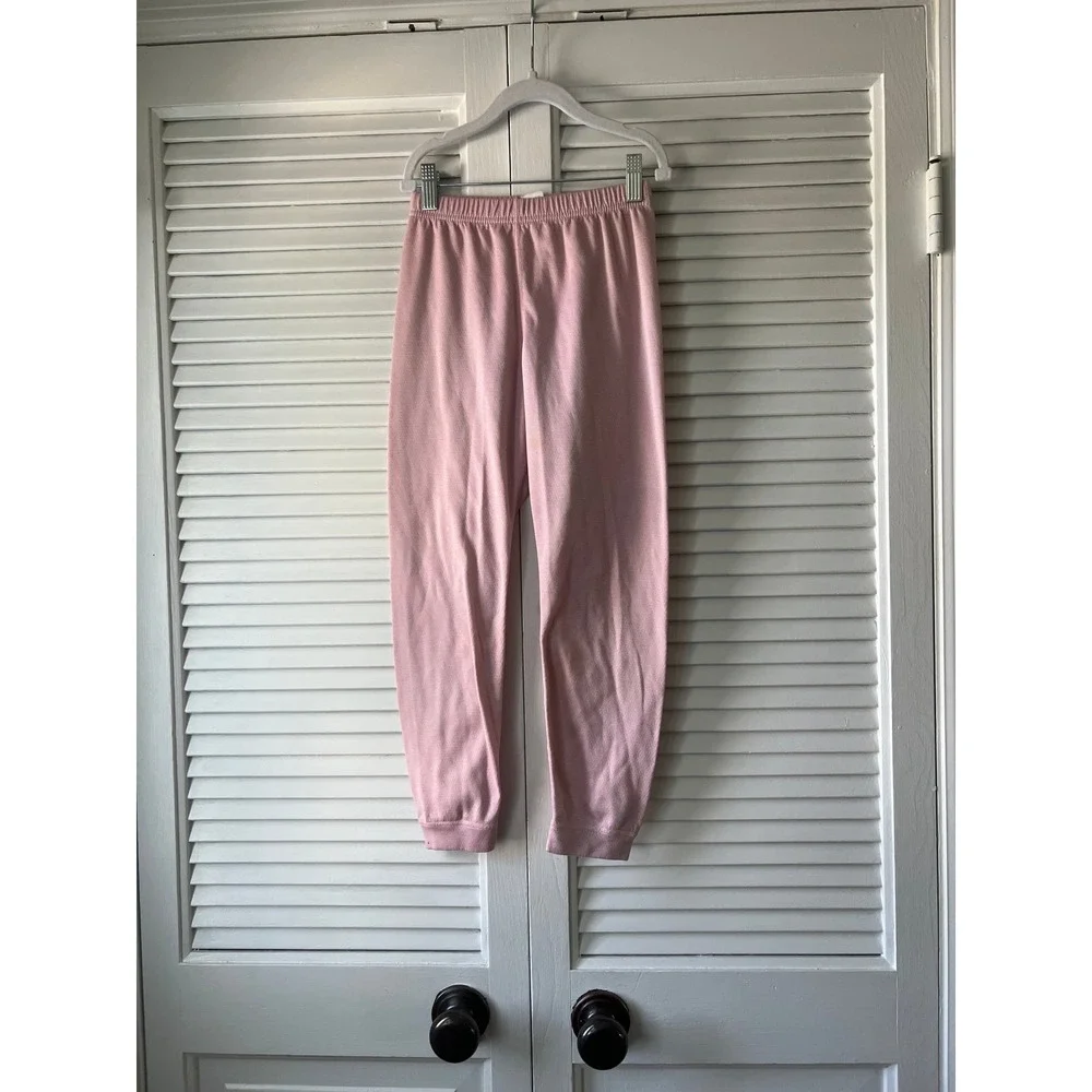 Patagonia Capilene‎ Base Layer Pants Girls Med (10) Girls Stretch Waist pink